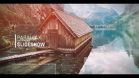 Digital Parallax Slideshow (After Effects template)
