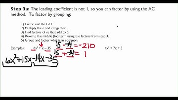 R.4 - Factoring Using the AC Method