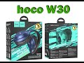 Распаковка HOCO W30 Fun move, blue (в видео опечатка в написании названия марки)