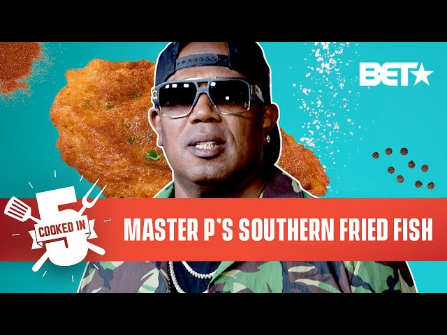 Master P Shows There's No Limit To His Cooking Skills With Uncle P's Fish Fry Recipe | Cooked In 5 class=