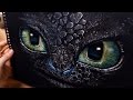 Speed Drawing: Toothless - How To Train Your Dragon (HTTYD)