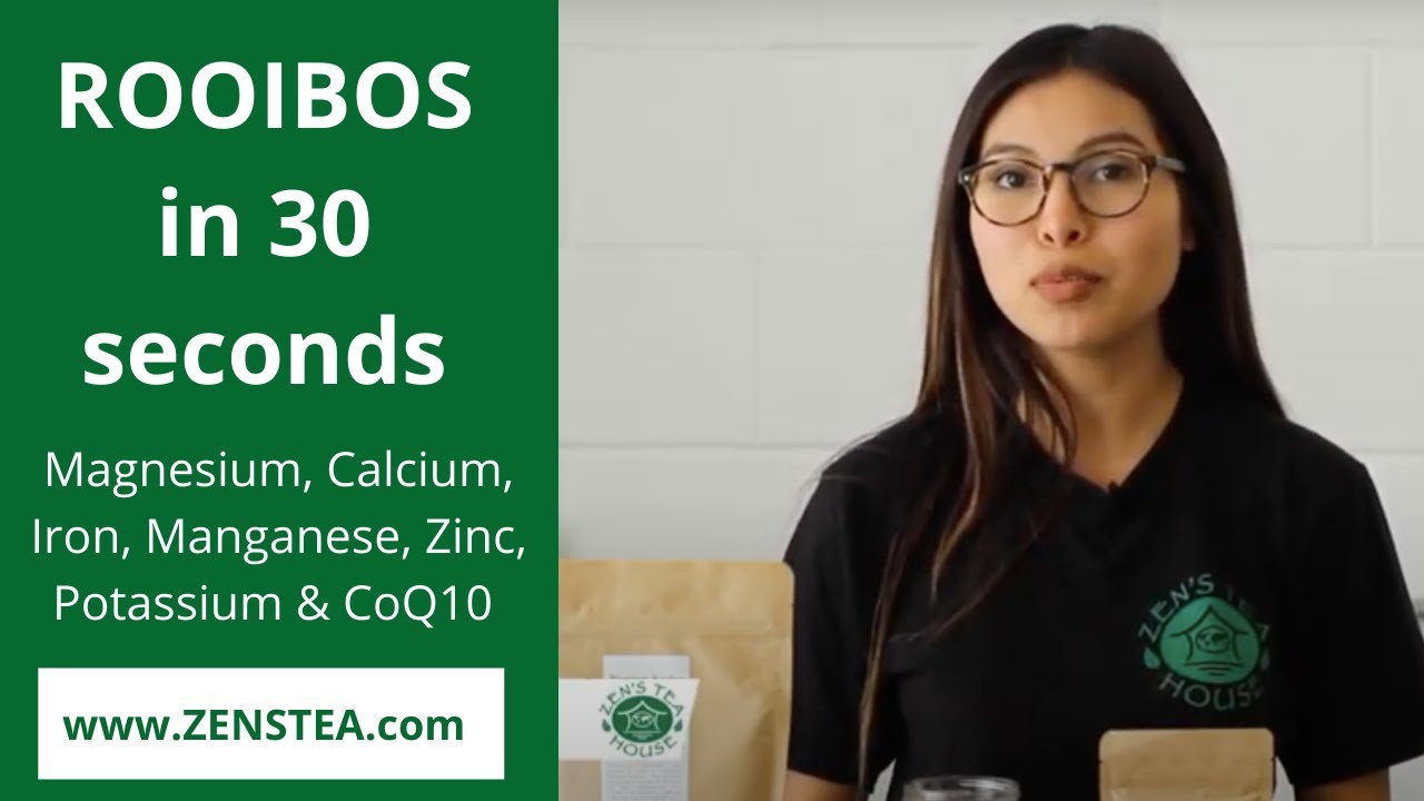 ROOIBOS BENEFITS IN 30 SECONDS with Stephanie