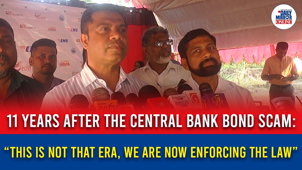 11 Years After the Central Bank Bond Scam: “This Is Not That Era, We Are Now Enforcing the Law.”