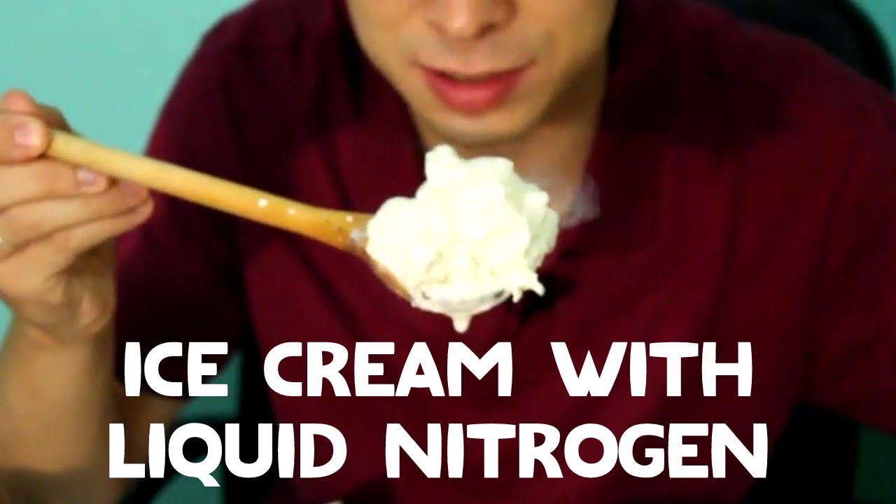 DIY ICE CREAM with Liquid Nitrogen