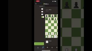 How play chess with 2 player on one phone using chess.com #chess #chessshort #chesstactics screenshot 4