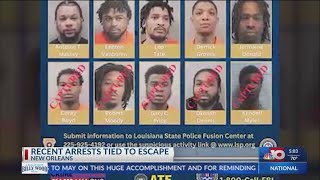 Authorities announce recent arrests tied to New Orleans jail escape