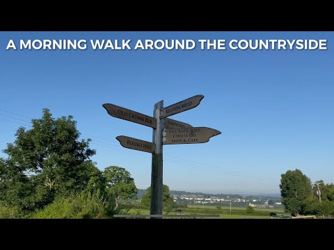 A morning walk around the Bath Countryside