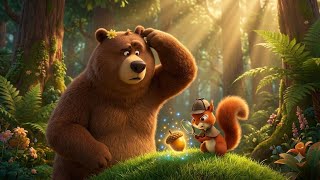 🐿️ The Missing Golden Acorn! 🦉 Cute 3D Animal Cartoon Story for Kids 🌟
