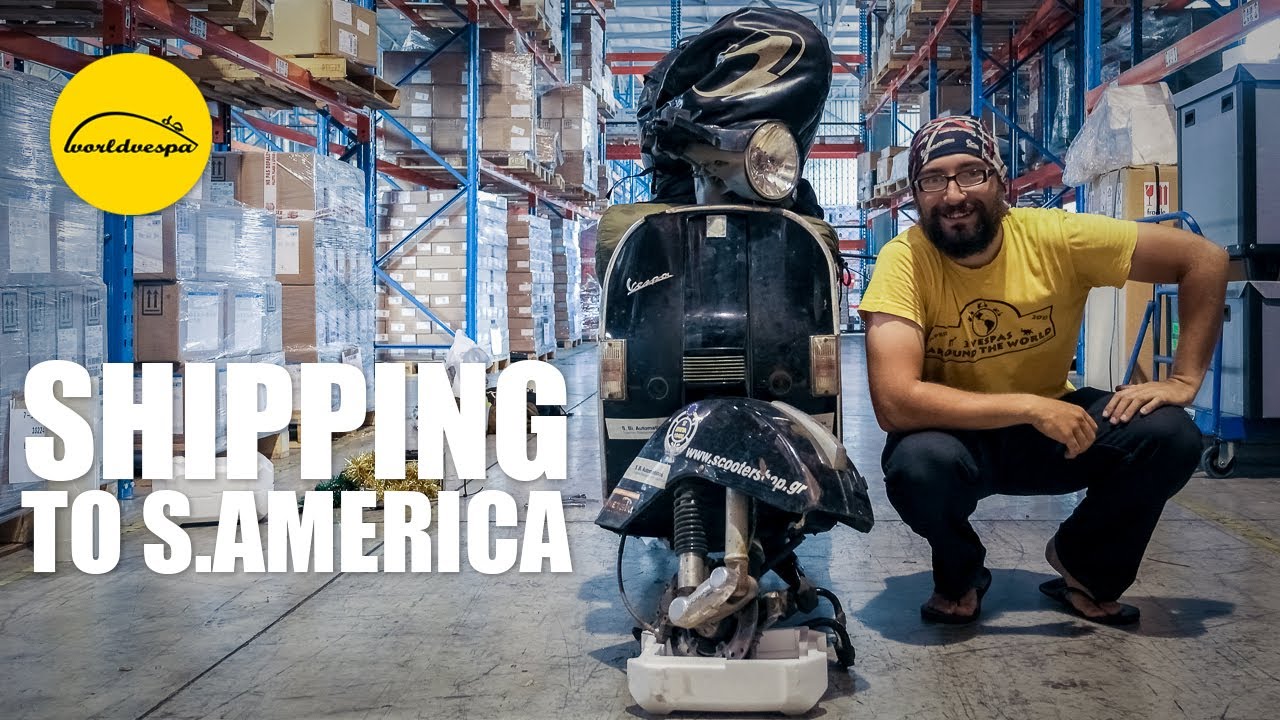 Shipping motorcycle from South Africa to South America | Worldvespa