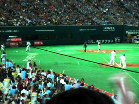 2011/11/3 CSファイナル開幕戦 多村選手勝ち越し打 福岡Yaoo!JAPANドーム