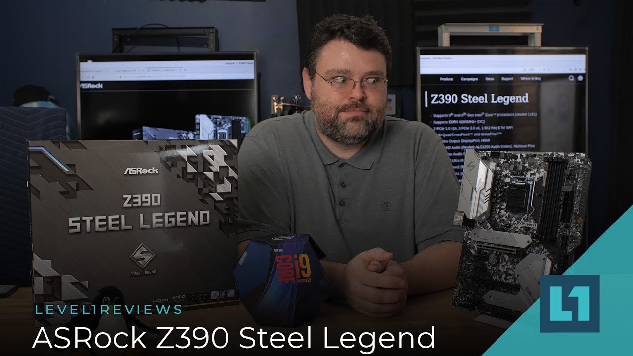 ASRock Z390 Steel Legend Motherboard Review + Linux Test - YouTube