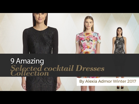 alexia admor black dress