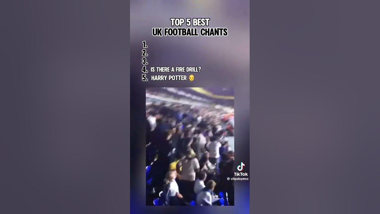 🤣TOP 5 BEST football chants🤣 #shorts