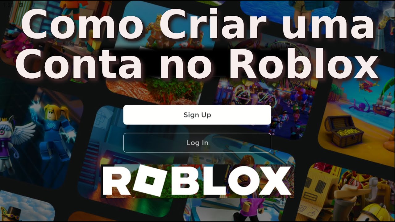 Como Criar uma Conta no Roblox Celular ou Tablet - Roblox Sign Up