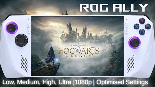 Hogwarts Legacy Gameplay ASUS ROG Ally | All Settings 1080p Tested