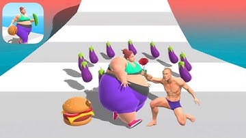 MAX LEVEL in Fat 2 Fit! 👩🏻‍🦰🍔 BIG UPDATE!! All Levels - iOS, Android Gameplay (Levels 14 - 15)