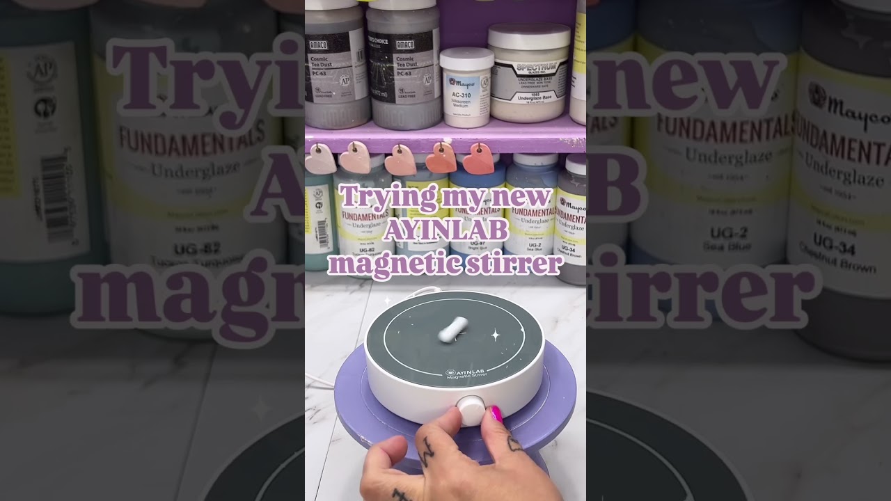 Would you like a magnetic stirrer for pottery? 