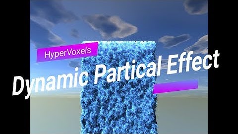 Dynamic Particles Effect HyperVoxels Lightwave
