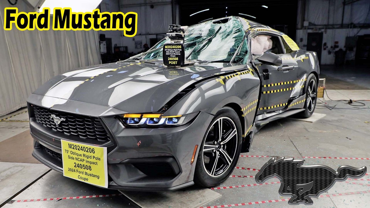 Ford Mustang Coupe NCAP crash test | 2024
