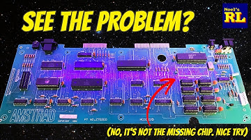 Stumping Black Screen Amstrad CPC 464 Repair