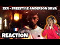 AMERICAN REACTS TO FRENCH RAP! Zkr - Freestyle Anderson Silva