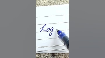Logan - Beautiful name in Cursive writing | Cursive writing for beginners | #shorts