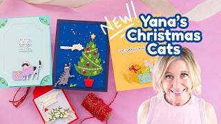 The Cutest NEW Yana's Cats Christmas Cards Collection