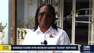 Business Operators Flooded After Alleged Blockage of Weep Holes | @CVMTVNews