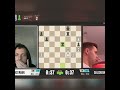 Chess Prodigy Hans Niemann BLUNDERS Bishop, SHOCKED, and RESIGNS! #shorts