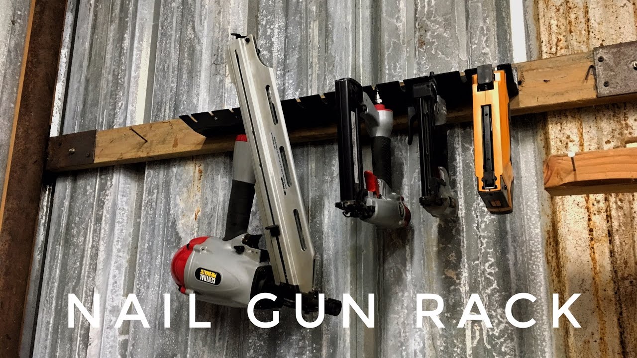 Portable Nail gun Rivet Tool Adjustable Home Air Nail Gun Wall Nailer with  Nails | eBay