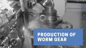 The production of worm gears