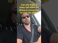Can you make a video call while the phone is connected to your car cable