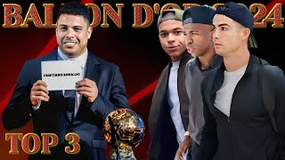 Top 3 Ballon d'or 2024 Ronaldo, Mbappé & Vinicius ► Goals, Assists, Trophies & Others Update ● HD