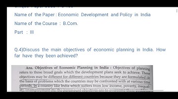 DU BOE EXAM SOLUTION (NCWEB/SOL) ECONOMIC Development (C103)