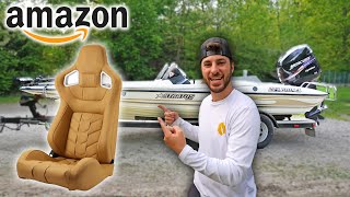 I Put AMAZON RACE CAR BUCKET SEATS In My Bass Boat! ( Bad Idea!?)