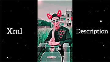 Khola janala SONG XML 💔|| NEW TREND 3D Video Edit XML 📄| Trend Xml Preset #AlightMotion |