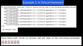 Creating Web Sites; Lesson 14, part 2: Sample code; window methods: alert, confirm, prompt