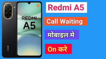 REDMI A5 Call Waiting | REDMI A5 Call Waiting Setting How To Activate Call Waiting