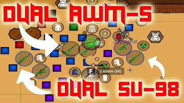 *INSANE* DUAL AWM-S and DUAL SV-98 LOOT in DESERT MODE vs HACKERS | Surviv.io