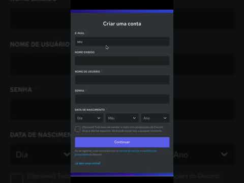 como criar uma