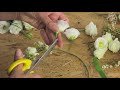 DIY Wedding Flowers - How to make a Flower Crown by Campbell's Flower School