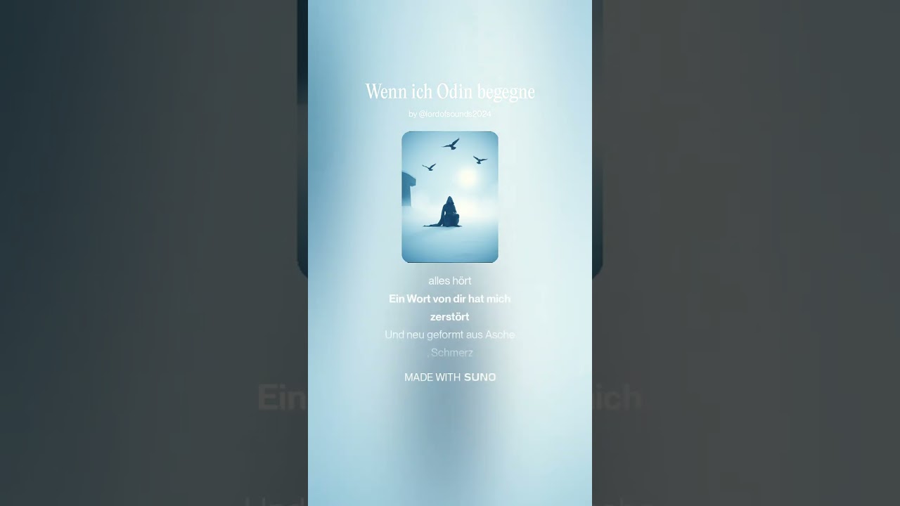 👁️ WENN ICH ODIN BEGEGNE – German Viking Mythic Music 👁️