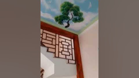 VẼ TRANH 3D VÀ TRẦN MÂY 3D TẠI ĐỒNG TÂM - YÊN THẾ - BẮC GIANG 0964 503 986