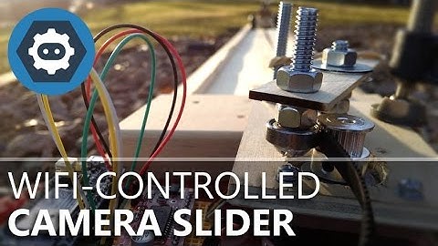 The Video Tether - wirelessly controlled precision motorized camera slider (prototype)