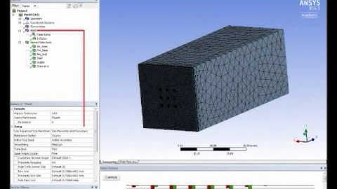 Array of Pin Fins - Ansys Analysis - MEE 403 Heat Transfer