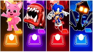 Pinkfong 🆚 Train Eater 🆚 Sonic 🆚 House Head.🎶 Who Is Best?