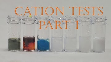Cation Tests 1