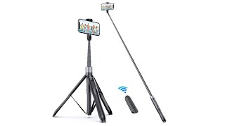 ATUMTEK 60 inches Bluetooth Selfie Stick Tripod 3 in 1 - Unbox, Setup &  Review 