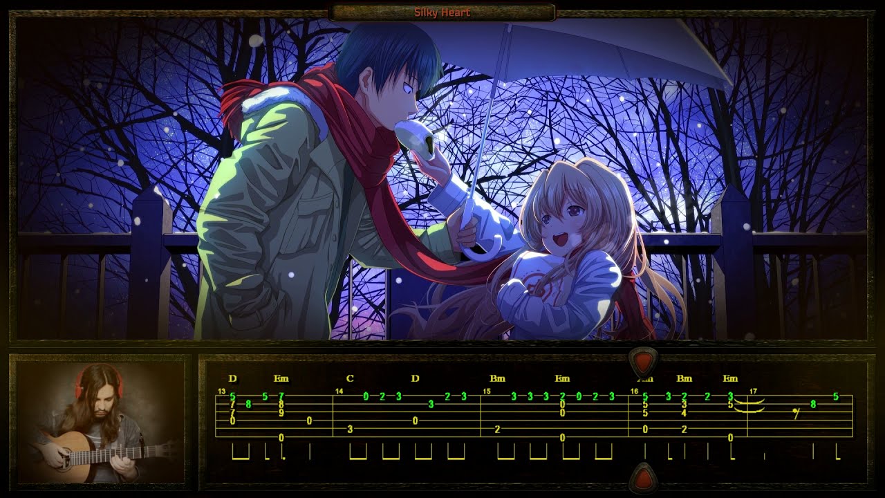 (Toradora!) Silky Heart 絹のような心 | guitar cover + tabs | fingerstyle