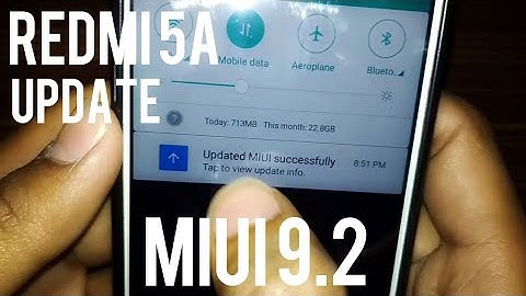 Miui 9.2.1.0 Stable Update Redmi 5a || Redmi 5a Update || New Features Add Redmi 5a Update